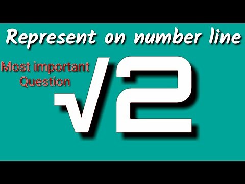 Represent √2 (root 2) on number line.