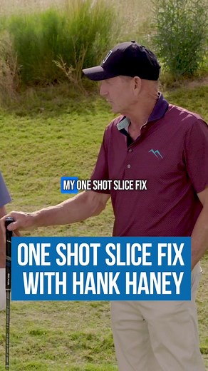 Fixing a Golf Slice with Hank Haney: One Shot Slice Fix!