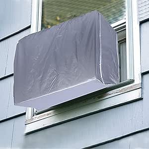 Air Conditioner Cover for Window Units - Ac Cover for Outside Unit - Weather Resistant, Dustproof, Waterproof - Light Weight Material - Summer & Winter Use