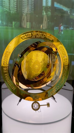 The FIFA Club World Cup Trophy has come to the FIFA Museum, bringing with it all of the history written at the inaugural tournament last summer 🤩🏆 | FIFA Museum