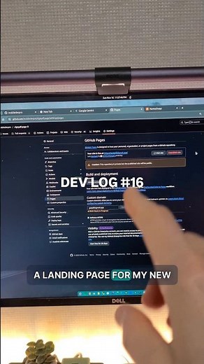 Set up a landing page for a new Android app | Dev Log 16 #androiddevelopment