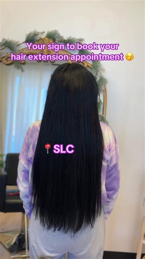 Hello inchesss😍 IG: thebeautylounge1_ @The Beauty Lounge . . #slchairstylist#slchair#slchairextensions#utahhairstylist#utahhairextensions
