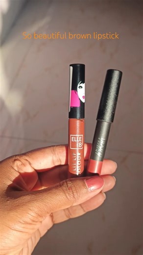 brown lipstick #yshorts #makeup #brownlipstick