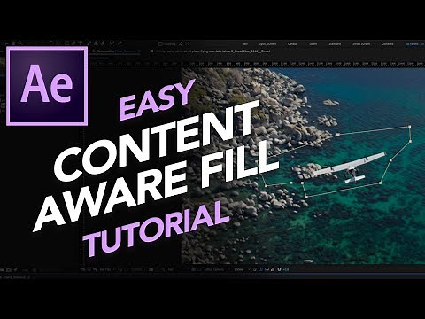 New Content-Aware Fill Tool in Adobe After Effects CC (Remove Objects from Video)