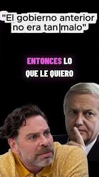 #NEME dice "El gobierno anterior no era tan malo"