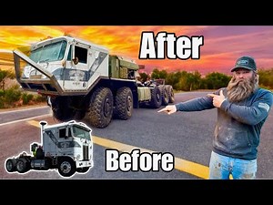 I Turned An Old Kenworth Cabover Into A 10-Wheel Drive Monster!