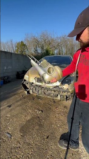 Réparer un pare choc de bmw