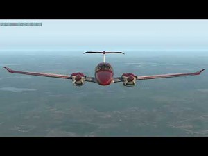 X Plane 11 Aerobask Diamond DA-62 LPV Approach