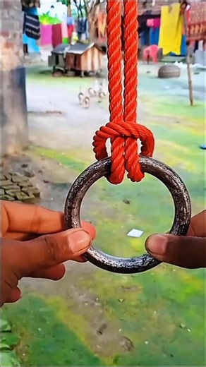 “An easy method to tie a ring onto a rope.”