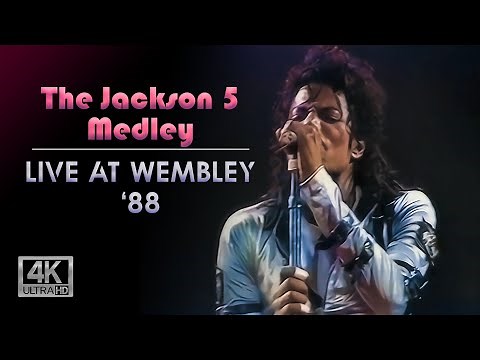 Michael Jackson: THE JACKSON 5 MEDLEY Live at Wembley 1988 | 4K ULTRA HD