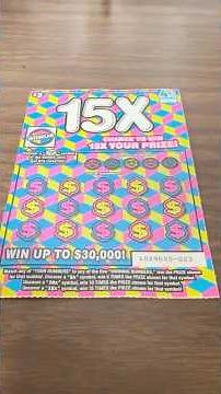 Scratching the $15 California Lottery 15X! HUGE Wins or Bust? #scratchers #lotto #slots