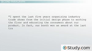 Cover Letter | Definition, Format & Examples - Video | Study.com