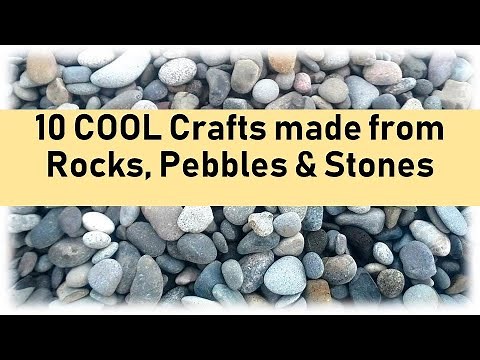 10 COOL Crafts made from Rocks, Pebbles & Stones | Best out of waste Craft Ideas | Pebble Crafts.