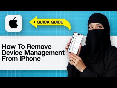 How To Remove Device Management From iPhone | Delete MDM Profile 2025