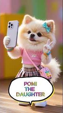 Meet the Tiny Poms Family! 🐶✨ | Adorable Pomeranian Cartoon Series