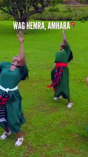 This is “Wag hemra” cultural dance(eskista) from the Amhara region of Ethiopia 🇪🇹 #ኢትዮጵያ #amhara #habesha #abyssinian #tigray #africa #eastafrica #reels #tiktok #dance #dancers #eskista #culture #blackwomen #afticanpride #obib Reposted from @maritaethio | Ayekoto
