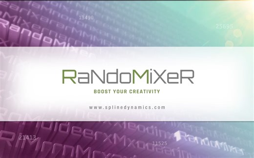 RandoMixer 1.02 3dsMax 插件可以自动生成场景、模型或角色的多个变体