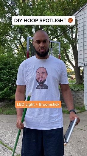 5.1K views · 37 reactions | How-To Make A DIY Hoop Spotlight At Home 易 #MotivatedByMylan | Motivated By Mylan | Facebook