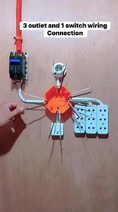 1.3M views · 8.7K reactions | How to wiring 3 outlet and 1 light #electricaltutorial #fypシ゚viralシ #highlights | Electrical Tutorial | Facebook