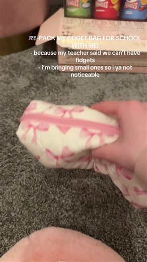 Repack My Fidget Bag for School