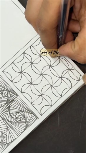 DAY:-10 Easy Zen Doodle Art Tutorial #shorts #zentangle #art #doodleart #vairalvideo #doodleart