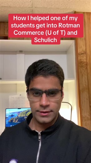 Helping Students Gain Admission to Rotman Commerce