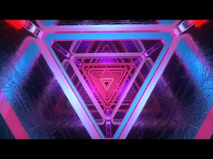 4K Abstract Tunnel VJ Motion Background || 4K Flashing Lights VJ Loop || Free Video Background