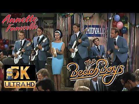 Annette Funicello & The Beach Boys AI 5K Restored - The Monkey's Uncle (1965)