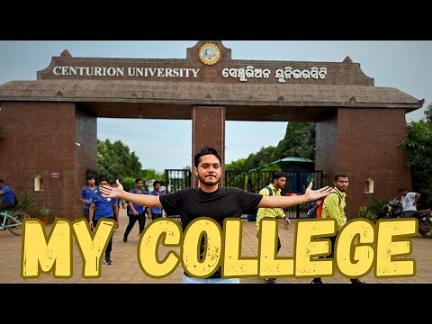 Centurion University Campus Tour 2025 | My College Tour Vlog | College Life in India