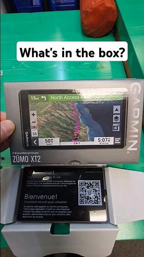 What's in the box when you buy a new Garmin zumo XT2? #motorcycle #garmin #motocamping