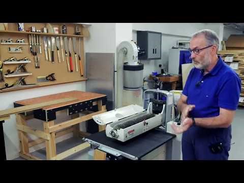 Axminster Trade Series ST-480 Drum and Brush Sander - Product Overview and Demonstration