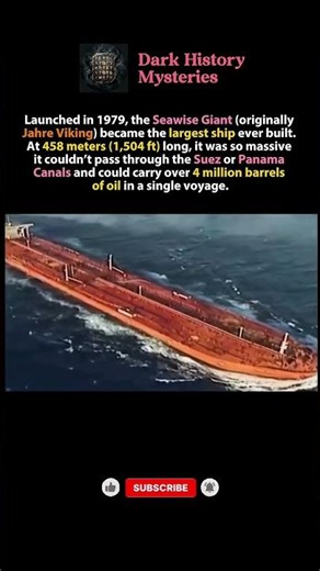 The Largest Ship Ever Built