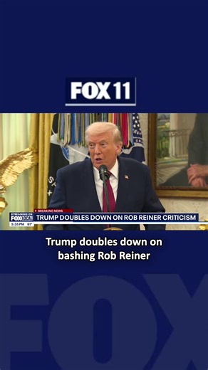 #Trump doubles down on bashing #RobReiner despite backlash over the President’s