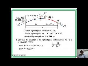 SURVEYING 4 Unsymmetrical Vertical Curve