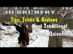 3D Archery - Tips, Tricks & Reviews: Neet Back Quiver Review