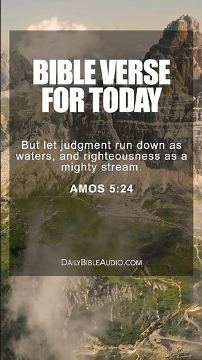 AMOS 5:24 | Comforting Bible Verse For Today #bibleverse