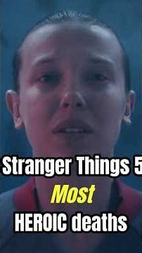 Ranking the most HEROIC deaths in Stranger Things history 🛡️🕯️ #eleven