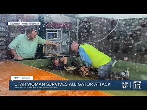 CAUGHT ON VIDEO: Guests jump in to rescue handler attacked by alligator