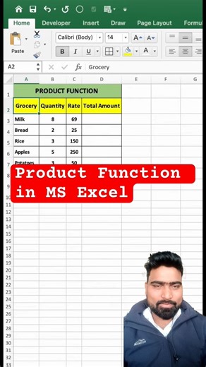 PRODUCT function in Excel ✌️|| Pro Tips and Tricks|| Data entry Jobs #shorts #excel #exceltutorial