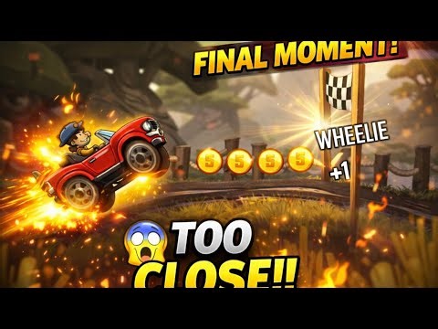 Hill climb2 final moment 😱too closf