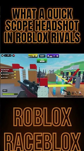 HEADSHOT QUICK SCOPE IN #roblox Rivals