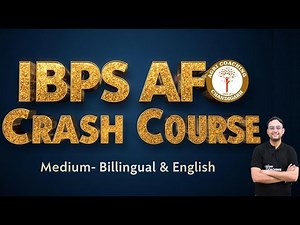 IBPS AFO Crash Course 2025 | Agriculture Officer Preparation | Agri Coaching Chandigarh