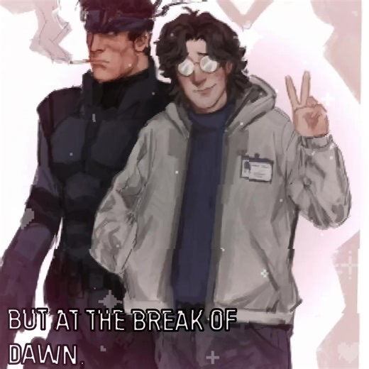 the husbands of all time…ufhffjdj they make me sick I love them ——— #otasune #metalgearsolid #metalgearsolidedit #otacon #solidsnake