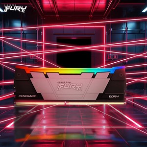Illuminate your setup with Renegade DDR4 RGB Refresh thanks to its patented Kingston FURY Infrared Sync Technology. 👉kings.tn/FURYRenegadeRGB #Kingston #FURYInfraredSyncTechnology | Kingston Technology