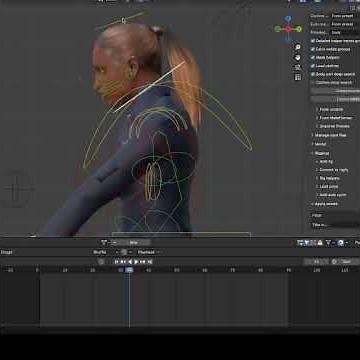 Saw Animation Blender 4.5 MPFB2