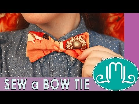 How to Sew a Bow Tie | Last Minute Laura