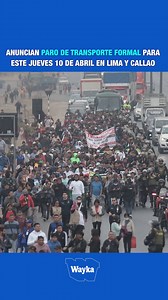 479K views · 14K reactions | Anuncian paro de transportes en Lima y...