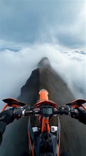 "POV: Riding a Cloud Ridge at 89 km/h… 😱☁️"