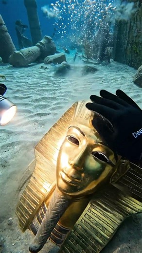 This Ancient Mask Was Buried on the Ocean Floor #discovery #shorts