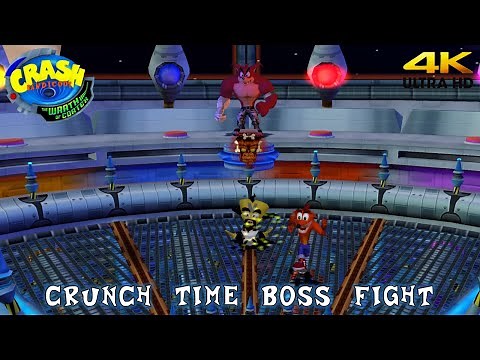 Crash Bandicoot The Wrath of Cortex 'Crunch Time' Boss Fight Walkthrough (4K)
